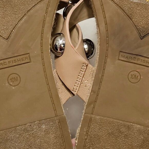 Marc Fisher Prisca Ball Studded Sandals Sz 10 - Picture 4 of 7